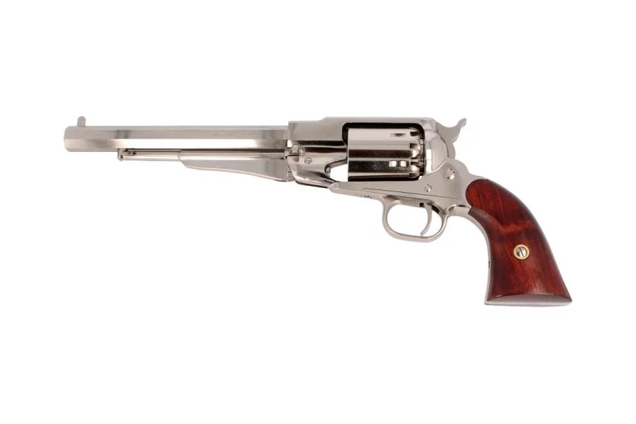 Zdjęcie produktu Rewolwer czarnoprochowy Pietta Remington Texas nikiel .44 (RBN44)