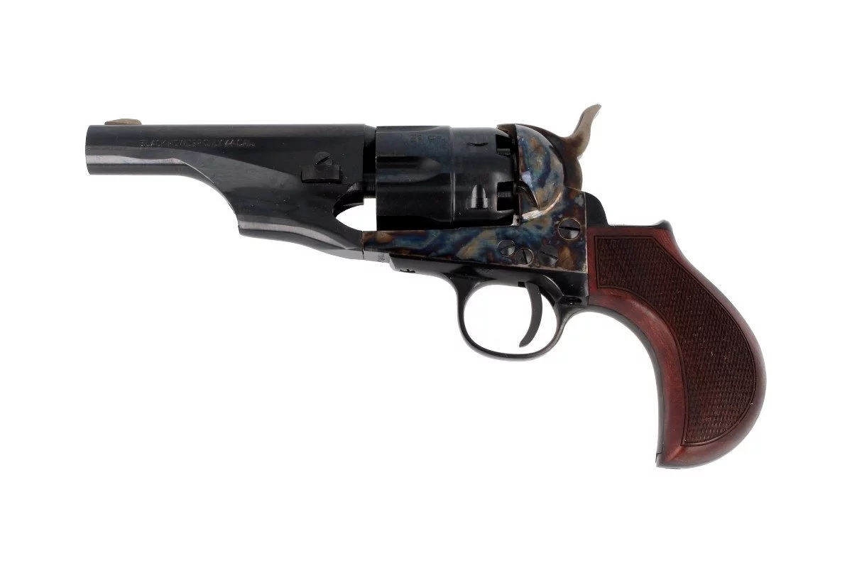 Zdjęcie produktu Rewolwer czarnoprochowy Pietta Police Snubnose 1862 4" kal.44 (CPPNB44MTLC4)