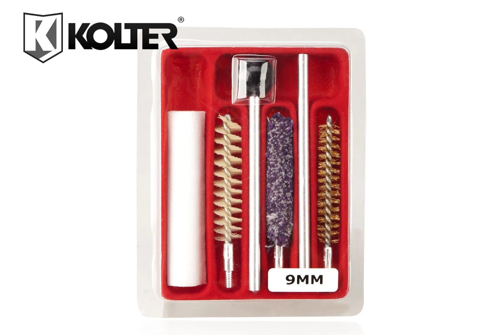 Zdjęcie produktu Wycior do broni kal. 9 mm - zestaw z 3 końcówkami