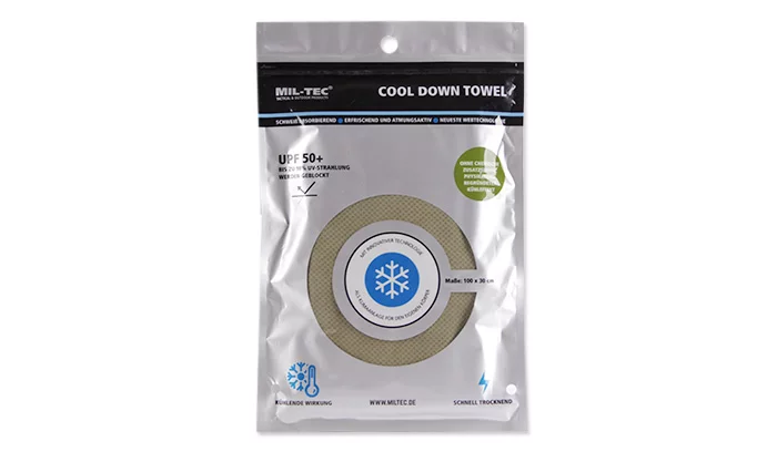 Zdjęcie produktu Chusta chłodząca Mil-Tec Cool Down Towel - Zielony OD - 16024200