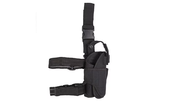 Zdjęcie produktu Kabura udowa Mil-Tec - Regulowana uniwersalna - Czarna - 16145102