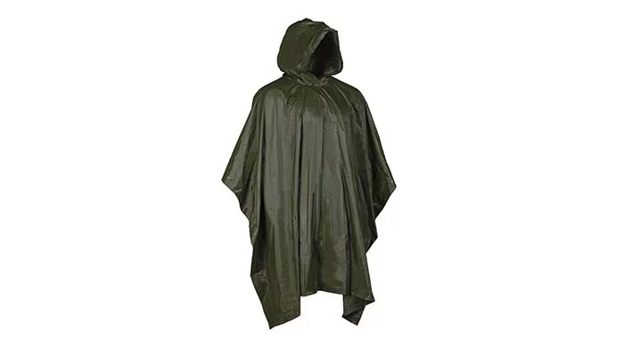 Zdjęcie produktu Poncho pałatka peleryna przeciwdeszczowe Mil-Tec - PVC - Zielony OD - 10628501