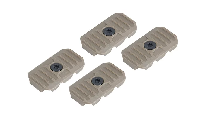 Osłony M-LOK Krótkie 4 szt. SI-AR-CM-COVER-S-FDE - Strike Industries