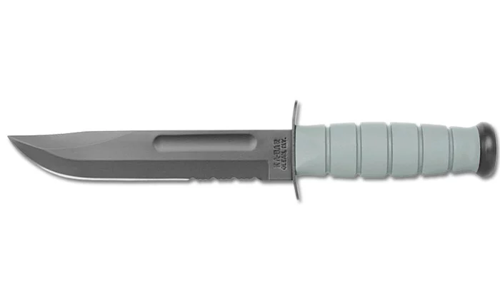 Nóż KA-BAR Foliage Green Utility Knife, Serrated - GFN Sheath 