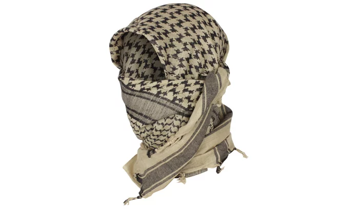 Arafatka Khaki-Czarna - 12611000 - Mil-Tec