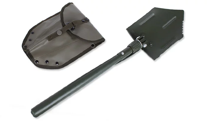 Zdjęcie produktu Saperka składana Mil-Tec US Vintage - Drewniany trzonek - 15524000