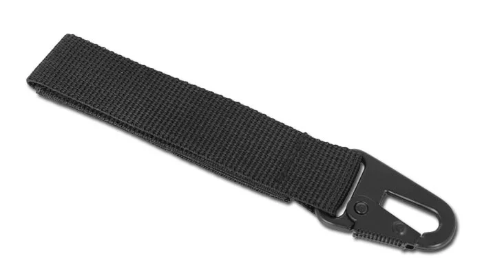 Zdjęcie produktu Trok Mil-Tec z metalowym karabinkiem 120mm Czarny 15916102