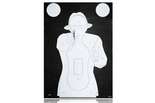 Zdjęcie produktu Tarcze strzeleckie, sylwetkowe TS-9 Francuz - kpl. 10 szt.