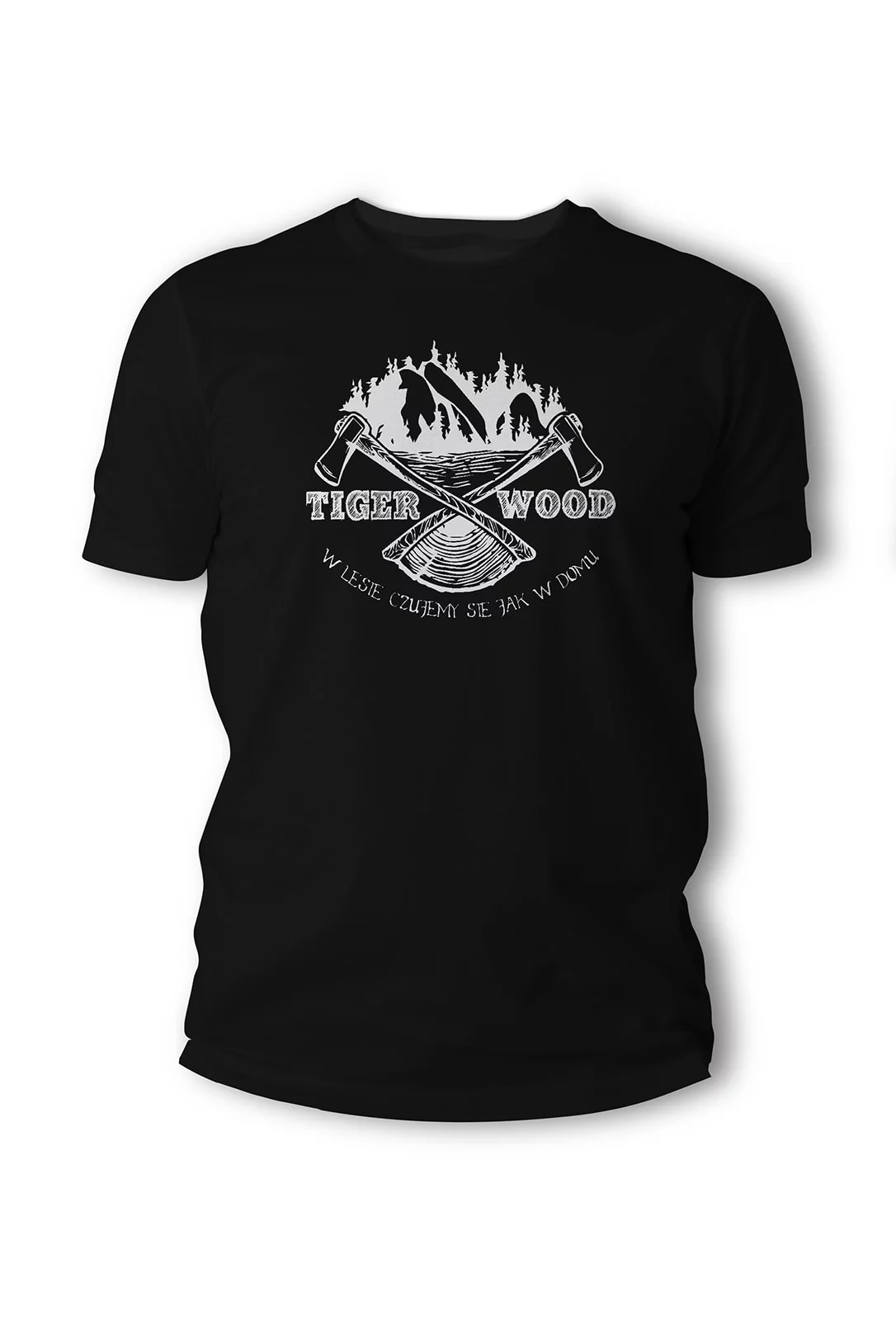 Zdjęcie produktu Koszulka T-shirt Tigerwood Two Axes czarna (TW.AXES-BLK.H)