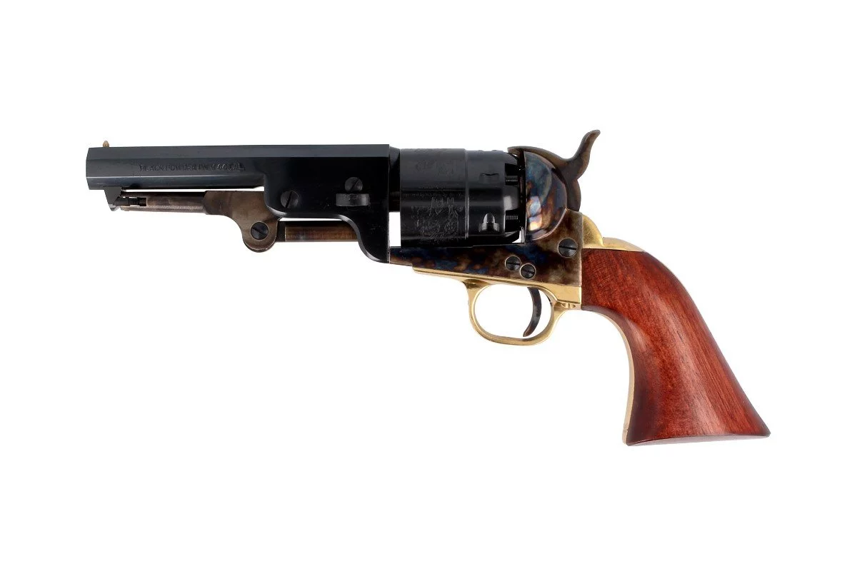 Zdjęcie produktu Rewolwer czarnoprochowy Pietta Navy Yank Sheriff kal .44 lufa 5,5" 1851 (YAS44)