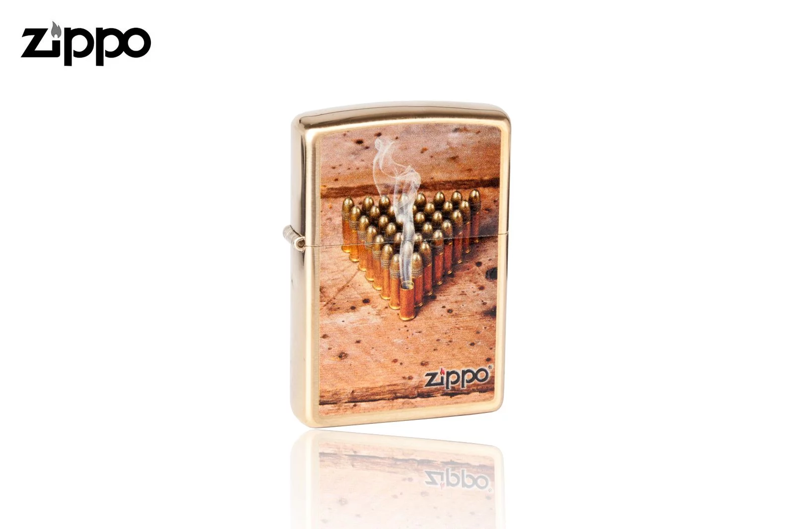 Zdjęcie produktu Zapalniczka Zippo Bullet, Brushed Brass