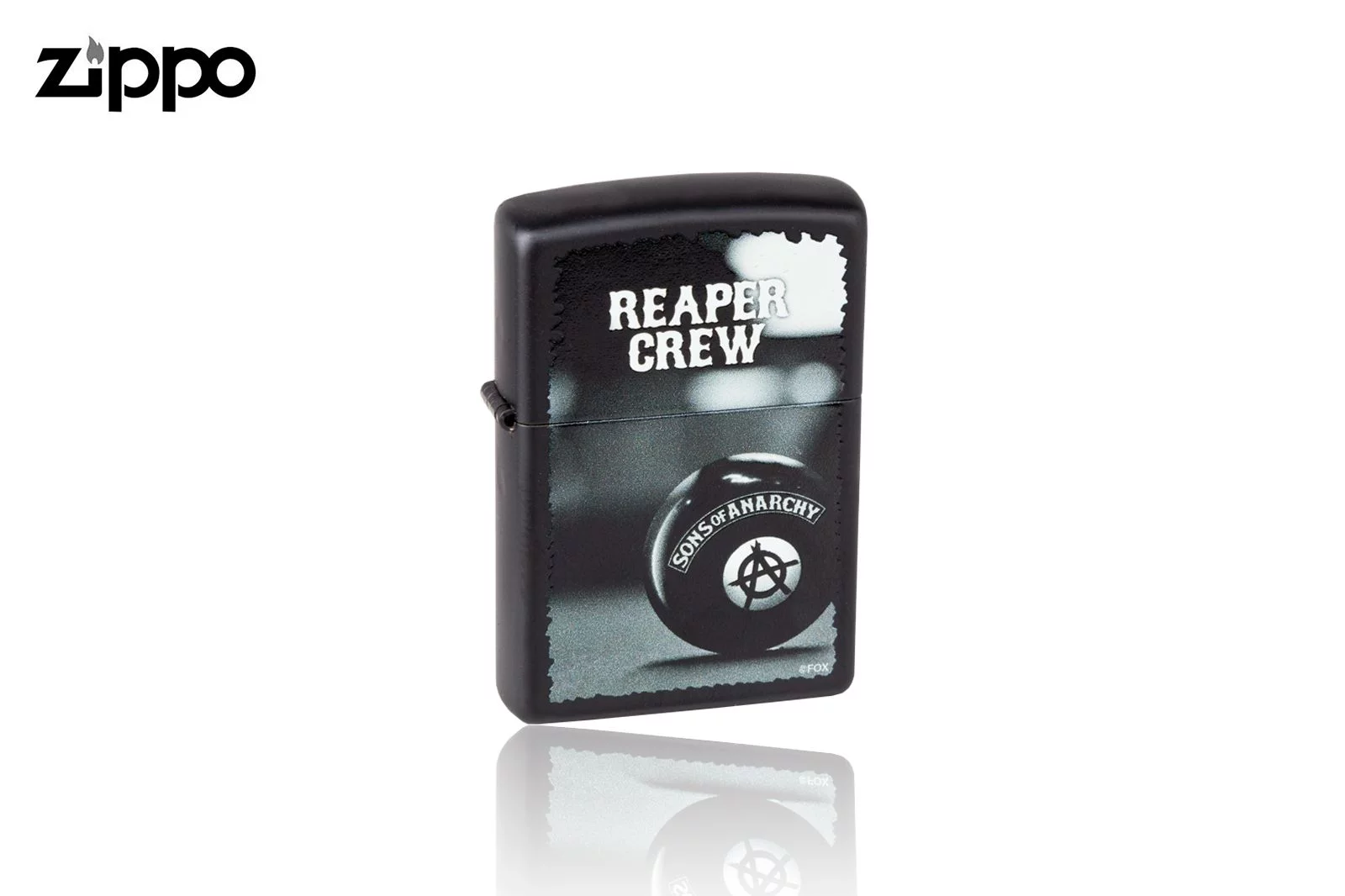 Zdjęcie produktu Zapalniczka Zippo Reaper Crew, Black Matte